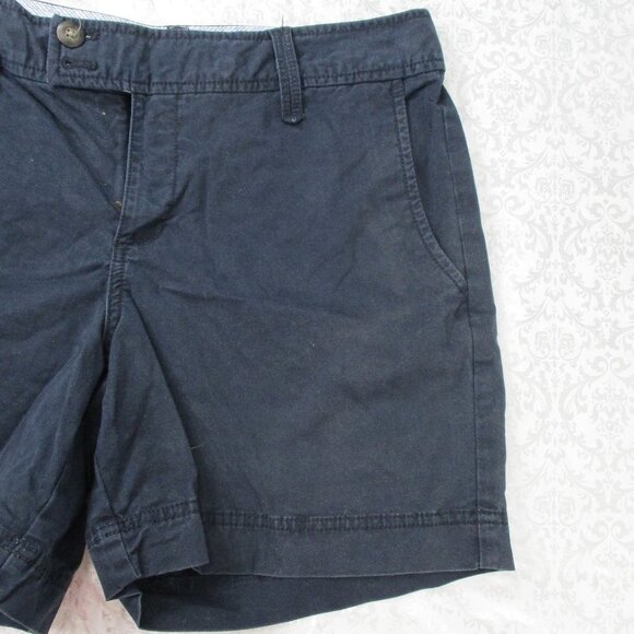 EDDIE BAUER Navy Blue Shorts Size 4 - Picture 2 of 8